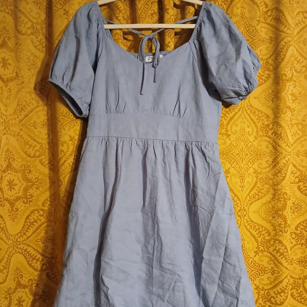 Large Blue Summer Dress